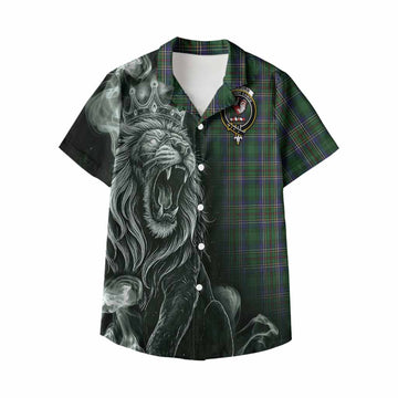 Cockburn Tartan Kid Hawaiian Shirt Roaring Lion Heritage