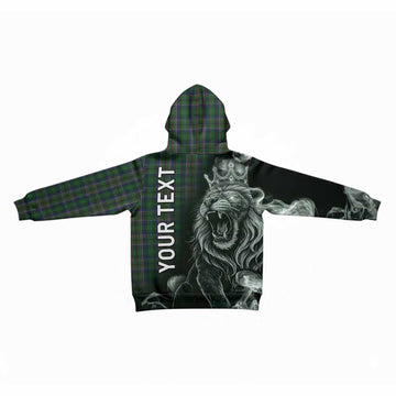 Cockburn Tartan Kid Hoodie Roaring Lion Heritage