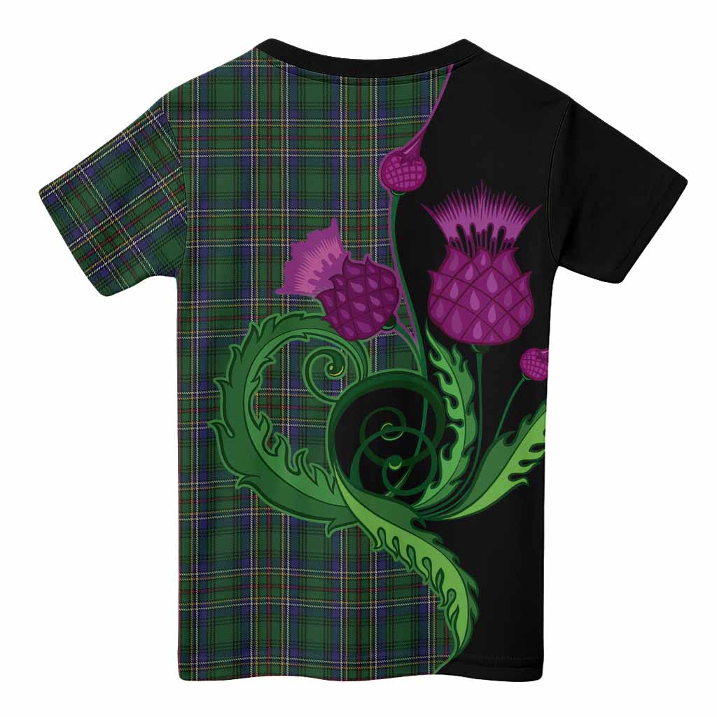 Cockburn Tartan Kid T-shirt Traditional Scottish Thistle