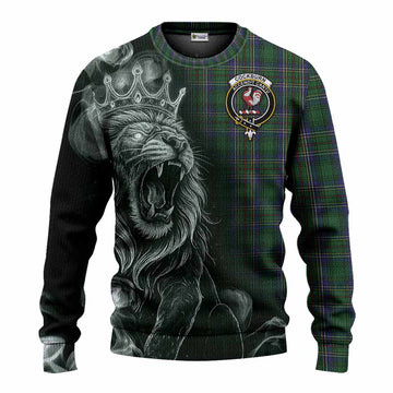 Cockburn Tartan Knitted Sweater Roaring Lion Heritage