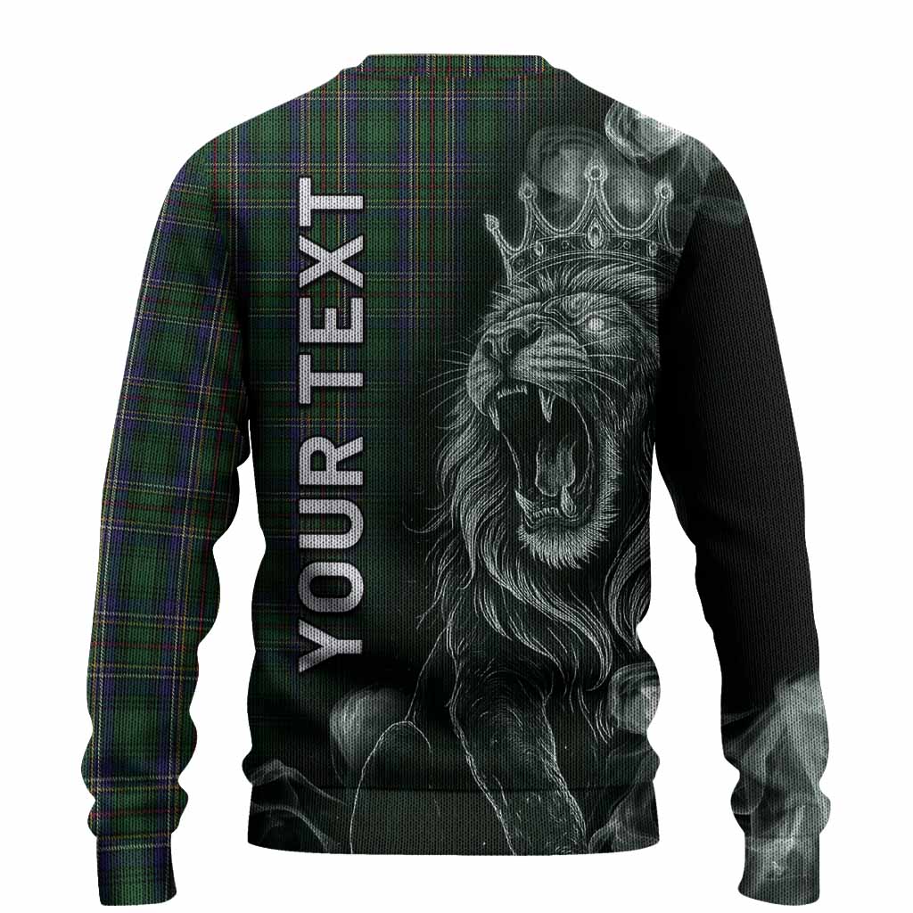Cockburn Tartan Knitted Sweater Roaring Lion Heritage