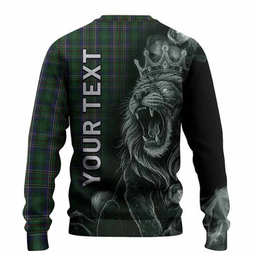 Cockburn Tartan Knitted Sweater Roaring Lion Heritage