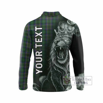 Cockburn Tartan Long Sleeve Polo Shirt Roaring Lion Heritage