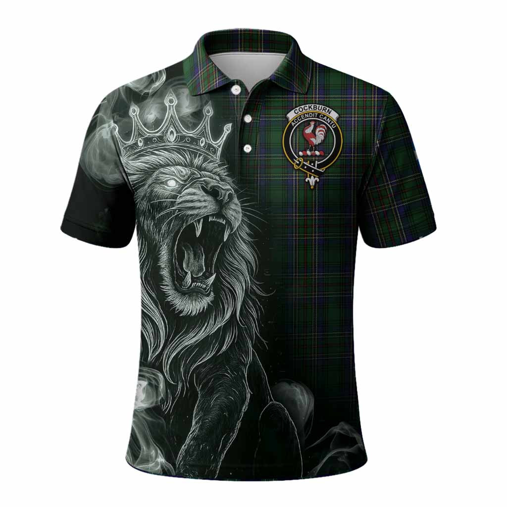 Cockburn Tartan Polo Shirt Roaring Lion Heritage