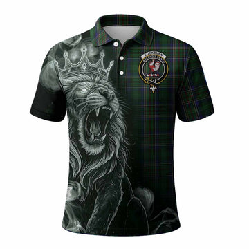 Cockburn Tartan Polo Shirt Roaring Lion Heritage