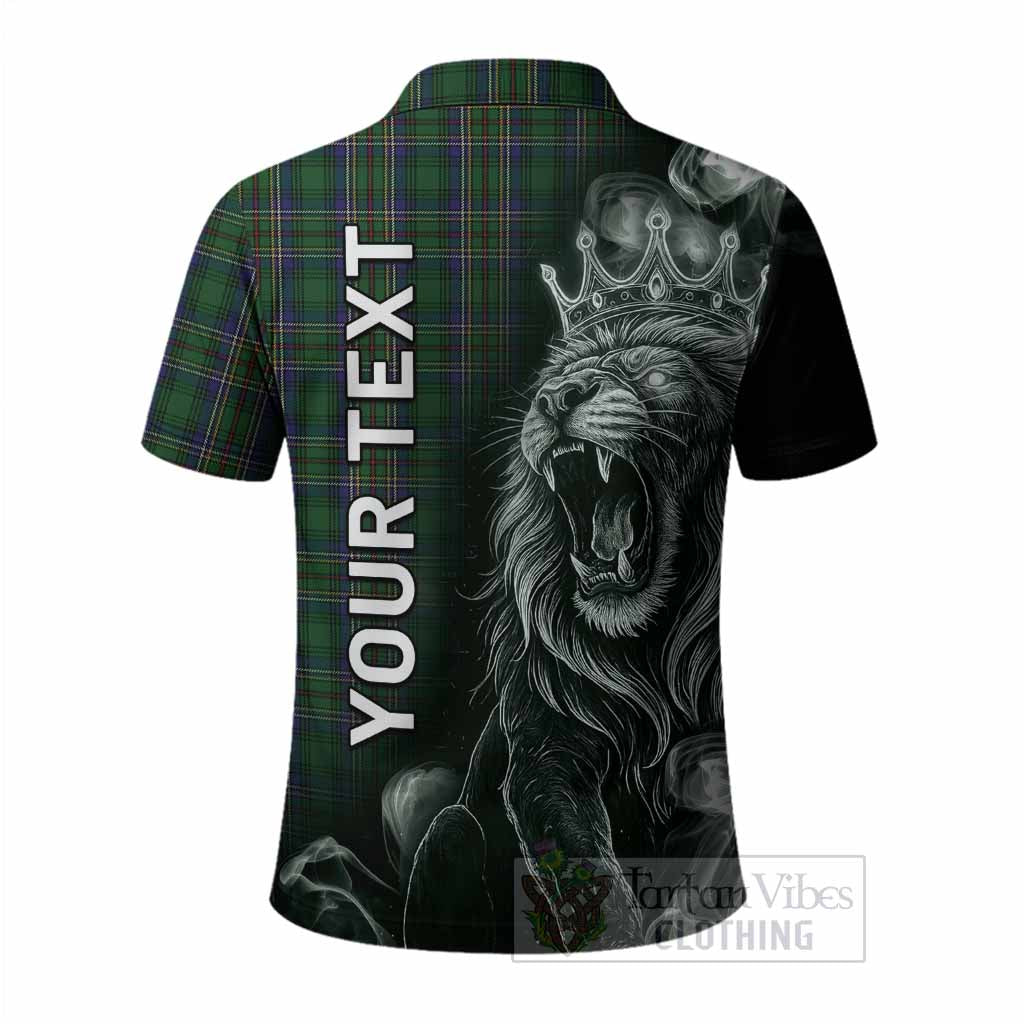 Cockburn Tartan Polo Shirt Roaring Lion Heritage