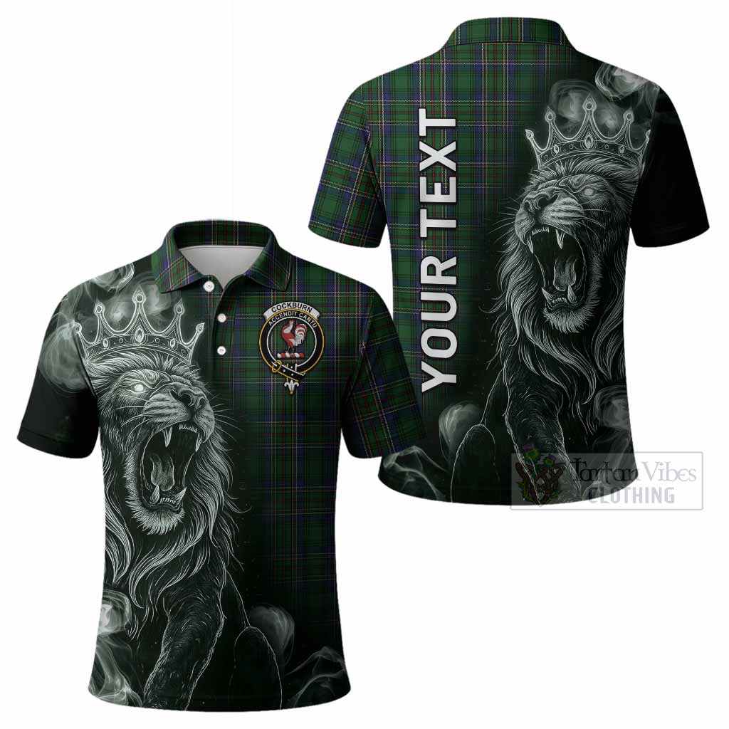 Cockburn Tartan Polo Shirt Roaring Lion Heritage
