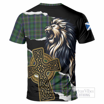 Cockburn Tartan Scottish T-Shirt Lion Celtic Heritage