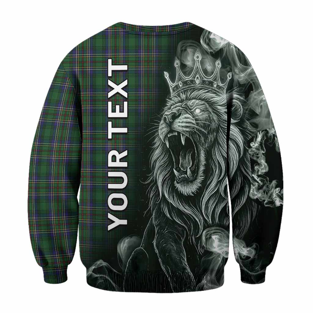 Cockburn Tartan Sweatshirt Roaring Lion Heritage