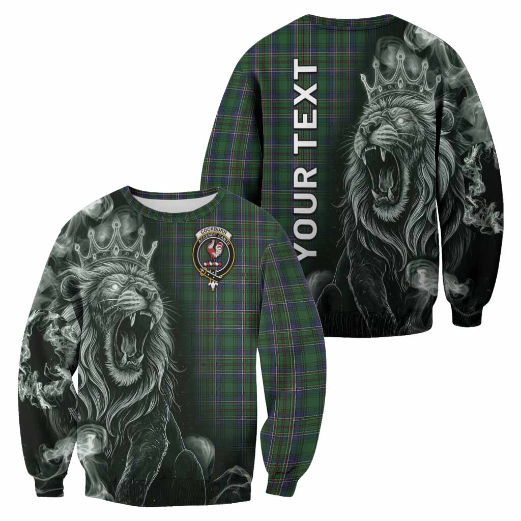 Cockburn Tartan Sweatshirt Roaring Lion Heritage