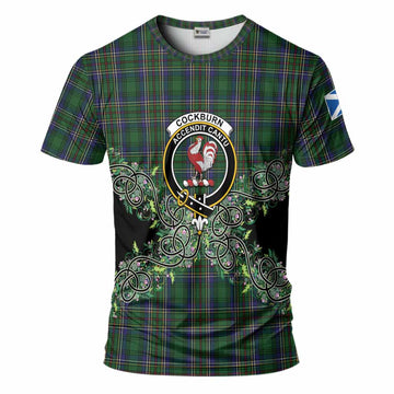 Cockburn Tartan T-Shirt Thistle Scottish Spirit