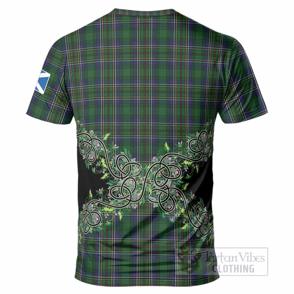 Cockburn Tartan T-Shirt Thistle Scottish Spirit
