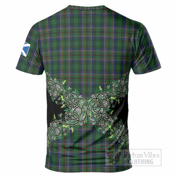 Cockburn Tartan T-Shirt Thistle Scottish Spirit