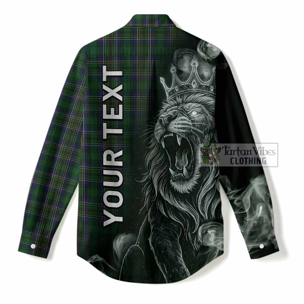 Cockburn Tartan Women Casual Shirt Roaring Lion Heritage