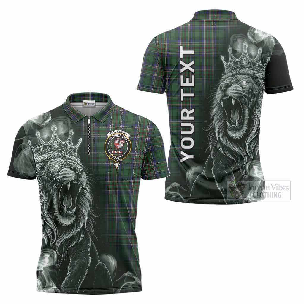 Cockburn Tartan Zipper Polo Shirt Roaring Lion Heritage