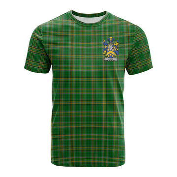 Codd Irish Clan Tartan Cotton T-shirt with Coat of Arms Kid's Shirt - Tartan Vibes Clothing