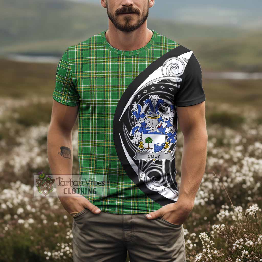 Tartan Vibes Clothing Coey Irish Clan T-Shirt Celtic Circle Style