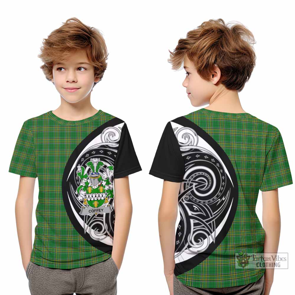 Coffey Irish Clan Kid T-Shirt Celtic Circle Style - Tartan Vibes Clothing