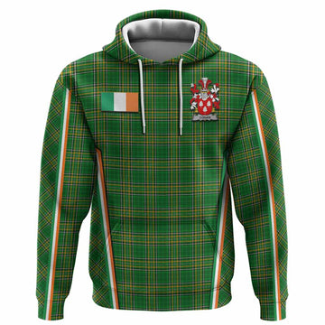 Cogan Irish Clan Coat of Arm Tartan Hoodie Flag Style