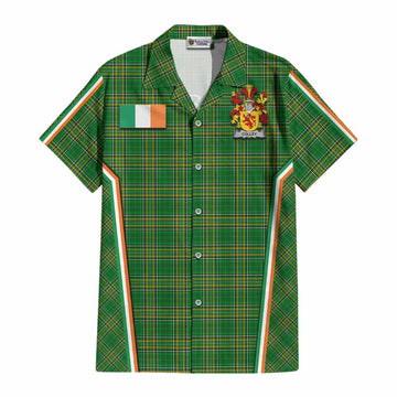 Colley Irish Clan Coat of Arm Tartan Cotton Hawaiian Shirt Flag Style
