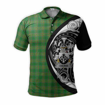 Tartan Vibes Clothing Colman Irish Clan Polo Shirt Celtic Circle Style
