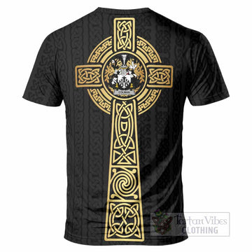Colman Irish Coat of Arms T-Shirt with Celtic Tree of Life Inspired