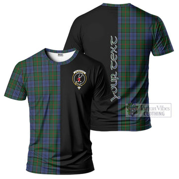 Colquhoun Tartan T-Shirt with Family Crest and Half Of Me Style Kid's Shirt - Tartanvibesclothing Shop