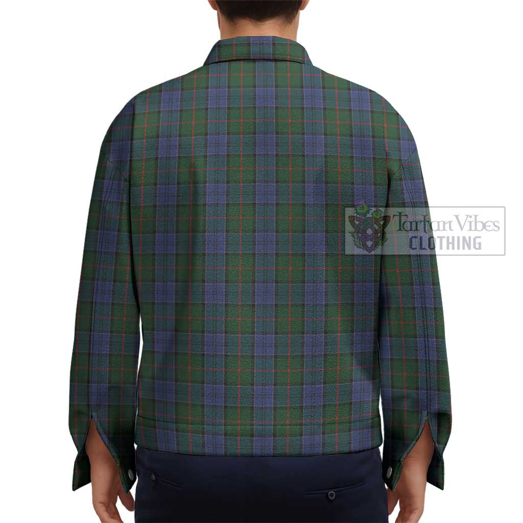 Colquhoun Tartan Unisex Lapel Cotton Jacket - Tartan Vibes Clothing