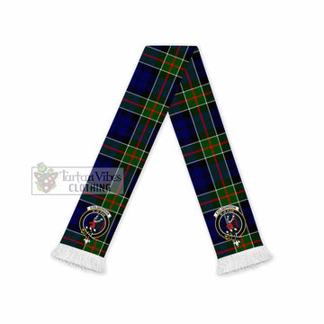 Colquhoun Tartan Ruffneck Scarf with Family Crest
