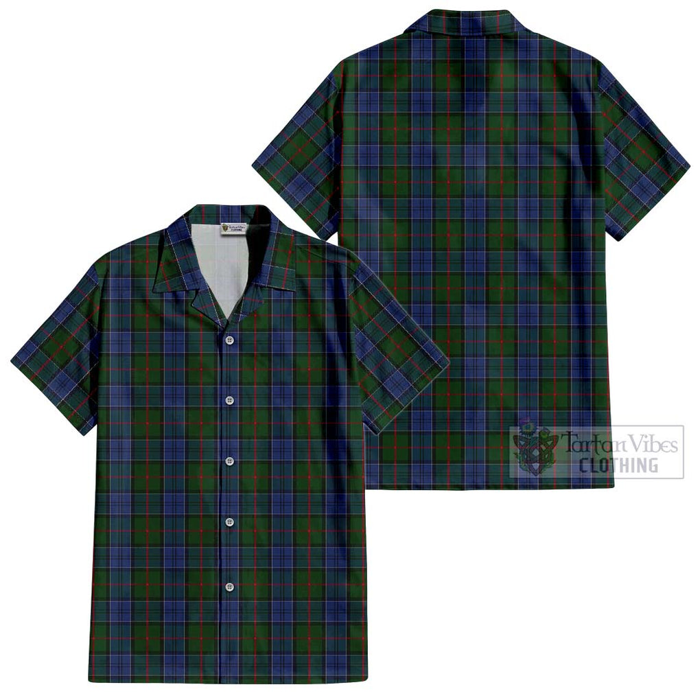 Colquhoun Tartan Cotton Hawaiian Shirt Kid - Tartanvibesclothing Shop