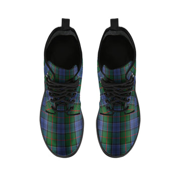Colquhoun Tartan Leather Boots