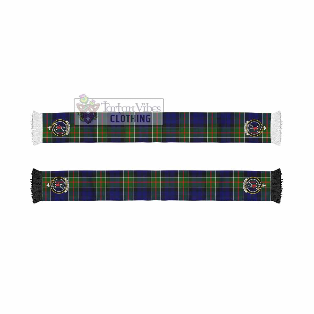 Tartan Vibes Clothing Colquhoun Tartan Ruffneck Scarf with Family Crest