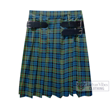 Colquhoun Ancient Tartan Men's Pleated Skirt - Fashion Casual Retro Scottish Kilt Style