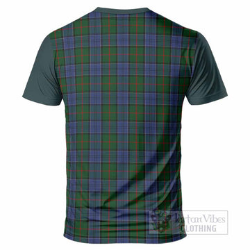 Colquhoun Tartan Accent T-Shirt with Family Crest