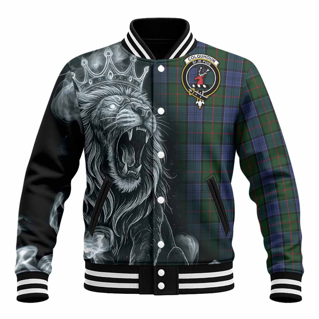 Colquhoun Tartan Baseball Jacket Roaring Lion Heritage