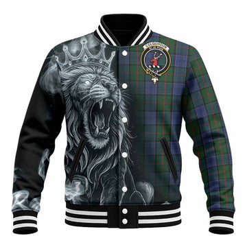 Colquhoun Tartan Baseball Jacket Roaring Lion Heritage