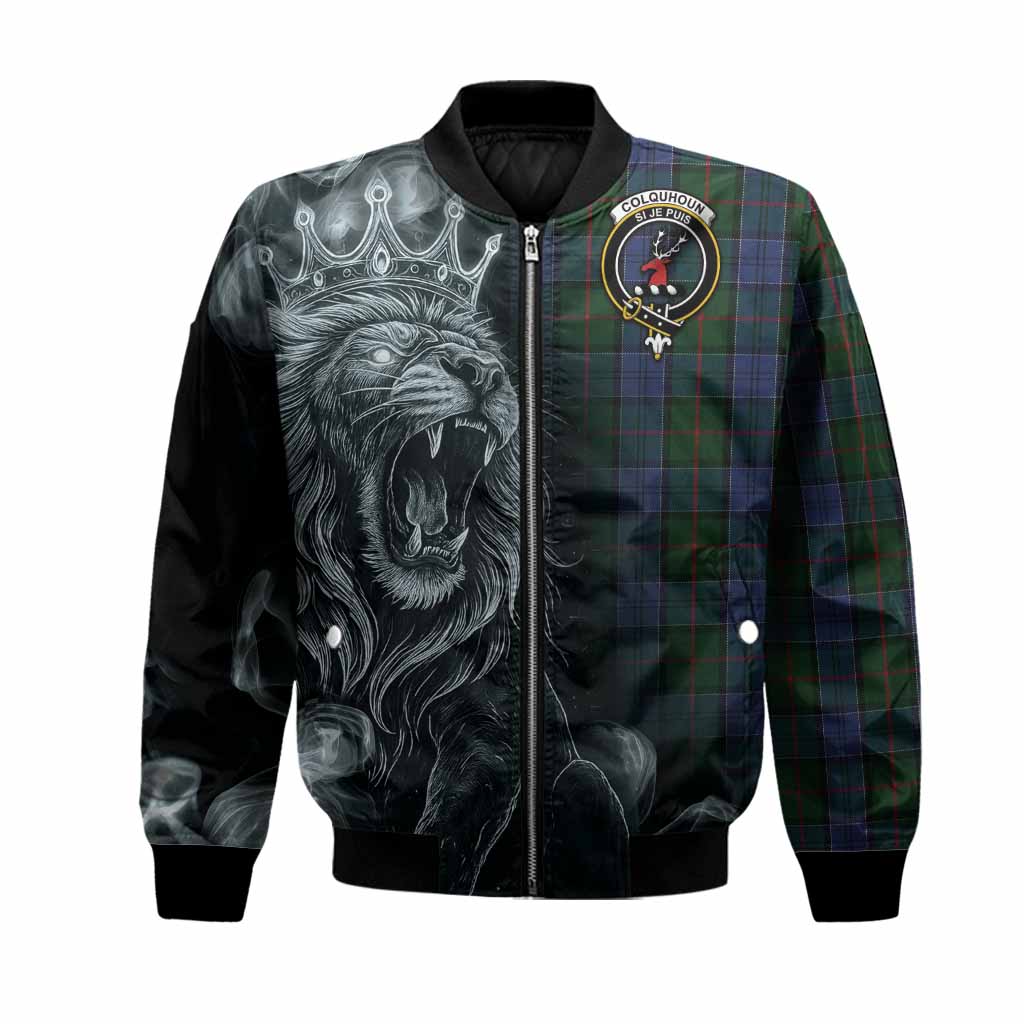 Colquhoun Tartan Bomber Jacket Roaring Lion Heritage