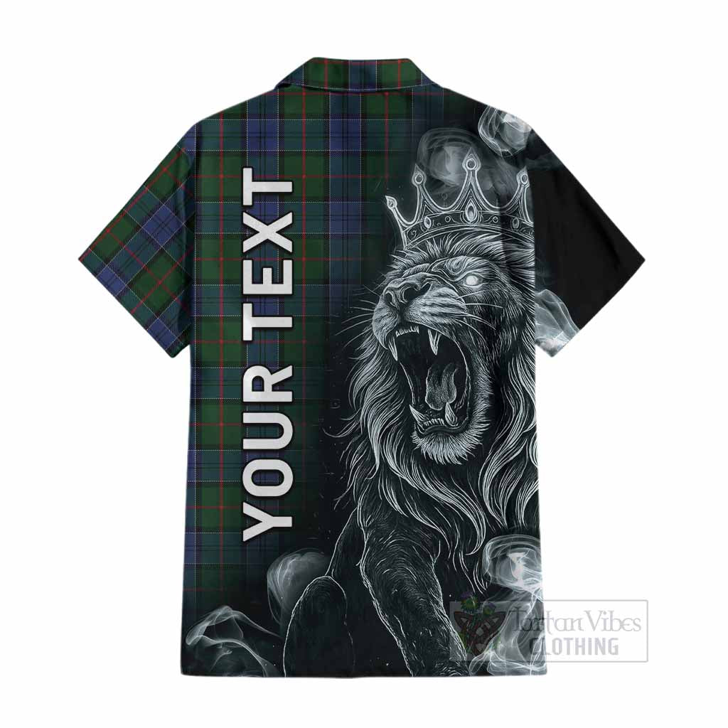 Colquhoun Tartan Cotton Hawaiian Shirt Roaring Lion Heritage