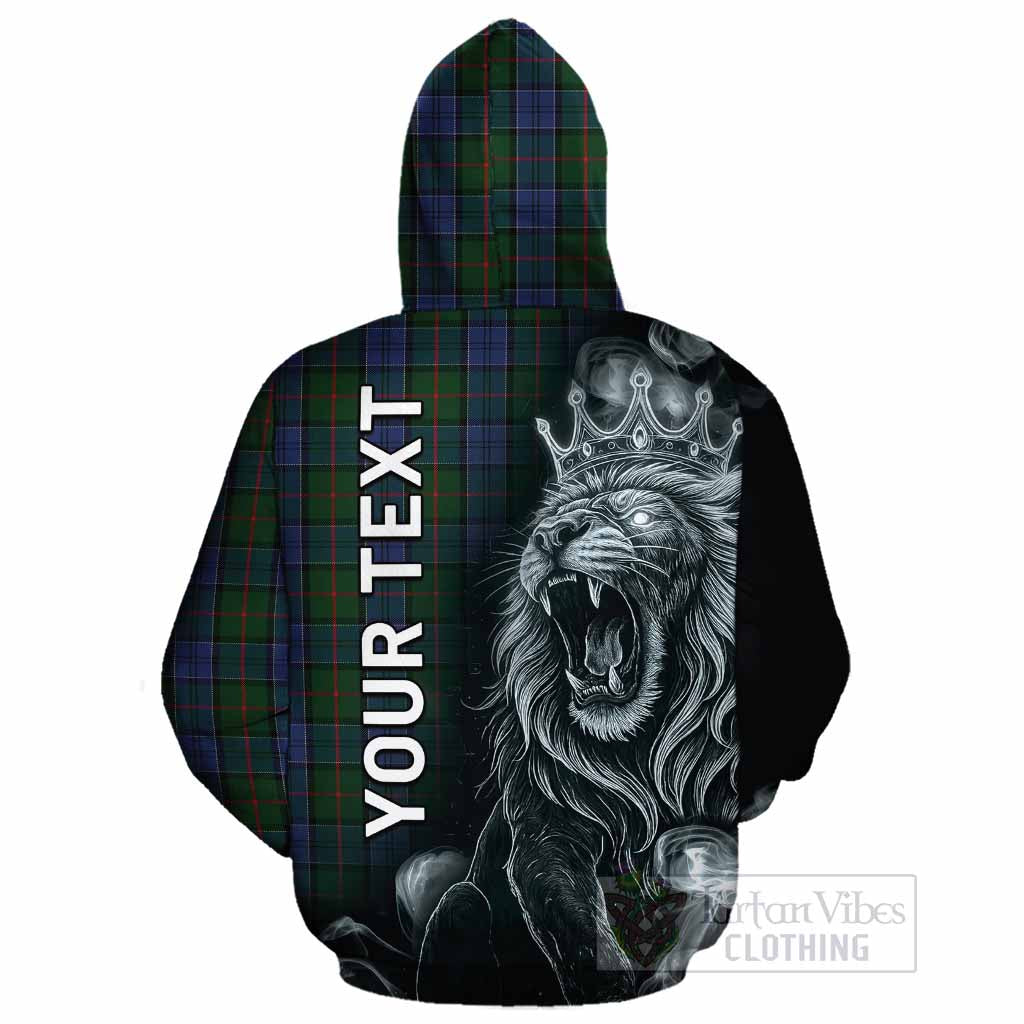 Colquhoun Tartan Cotton Hoodie Roaring Lion Heritage