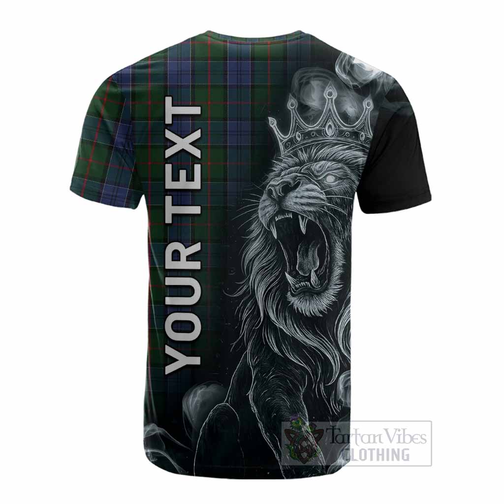 Colquhoun Tartan Cotton T-shirt Roaring Lion Heritage