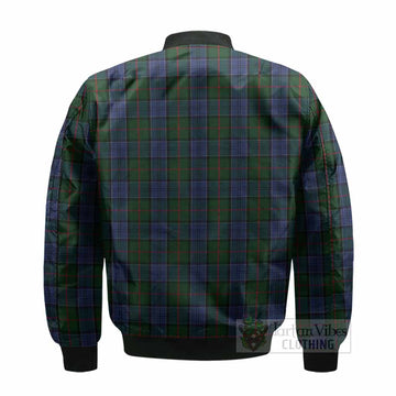 Colquhoun Tartan Crest Bomber Jacket Ferocious Lion Style