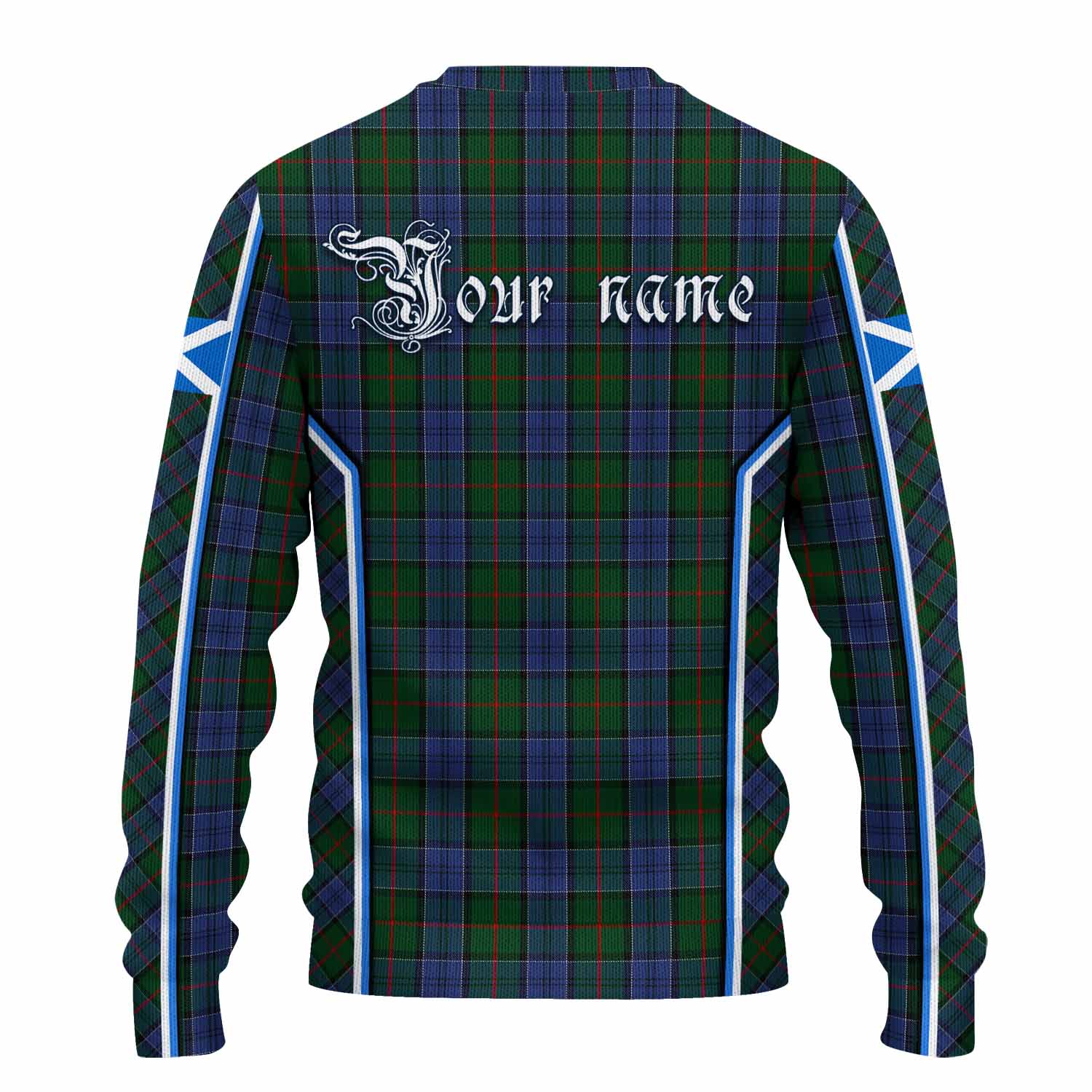 Colquhoun Tartan Crest Knitted Sweater Scotland Coat of Arm Flag Style - Tartan Vibes Clothing