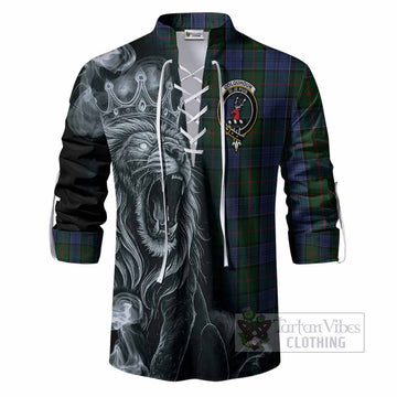 Colquhoun Tartan Ghillie Shirt Roaring Lion Heritage