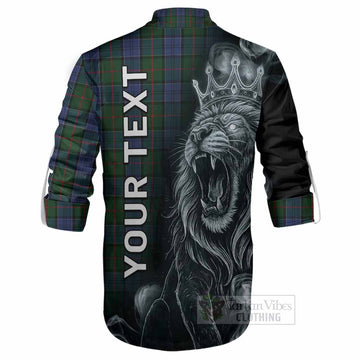 Colquhoun Tartan Ghillie Shirt Roaring Lion Heritage