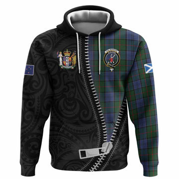 Colquhoun Tartan Hoodie New Zealand Pattern Unique Zipper Stylized