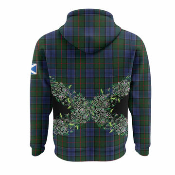 Colquhoun Tartan Hoodie Thistle Scottish Spirit