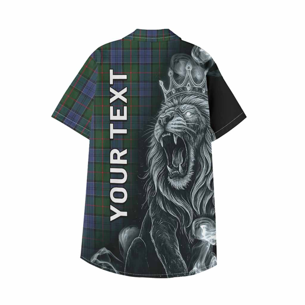 Colquhoun Tartan Kid Hawaiian Shirt Roaring Lion Heritage