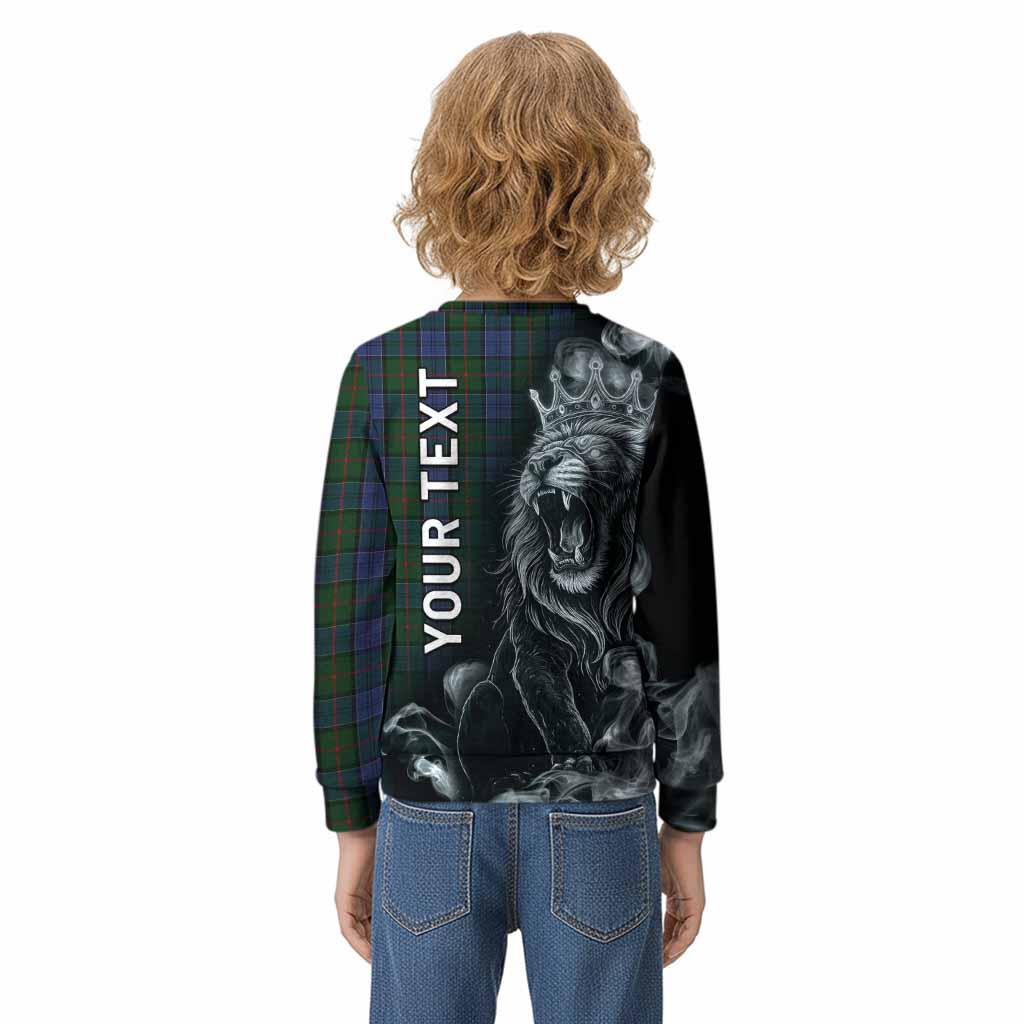 Colquhoun Tartan Kid Knitted Sweatshirt Roaring Lion Heritage
