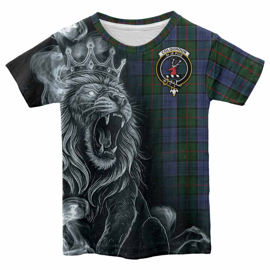Colquhoun Tartan Kid T-shirt Roaring Lion Heritage