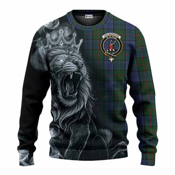Colquhoun Tartan Knitted Sweater Roaring Lion Heritage